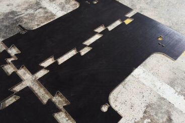 Frezowanie CNC podłogi technicznej