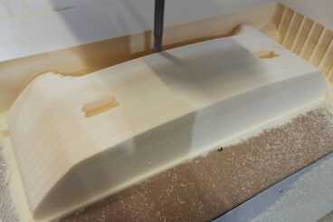 Frezowanie CNC modeli 3D ze styroduru / pianki XPS