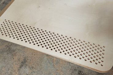 Frezowanie CNC paneli ażurowych w sklejce