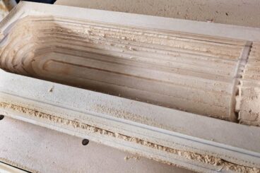 Frezowanie CNC formy do odlewu betonu