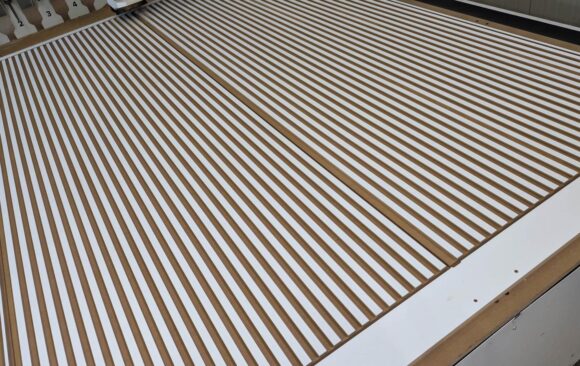 Realizacje: Frezowanie paneli ryflowanych - MDF