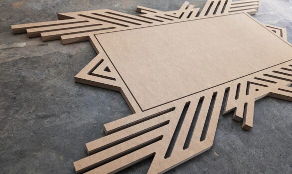 Realizacje: Frezowanie CNC elementów dekoracyjnych z MDF