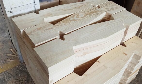 Realizacje: Elementy drewnianej balustrady