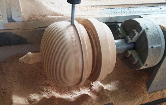 Realizacje: Wykonanie drewnianej bryły